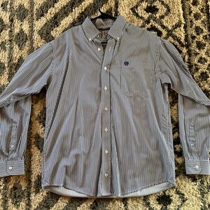Conch men’s pin stripe button down